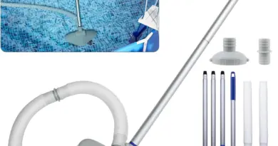 Pool Vacuum Cleaner, Pool Vacuum Cleaner, Above-Ground Pool Vacuum Cleaner, with Hose, Suction Head and Telescopic Handle 144 cm, Inground and Inflatable – Artia13 est rémunéré par notre partenaire Amazon