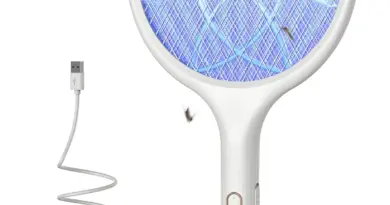 YISSVIC Electric Insect Racket Anti-Mosquito Racket 4000 V 1500 mAh Rechargeable with Stable Base Against Mosquitoes Flies Flying Insects, White – Artia13 est rémunéré par notre partenaire Amazon