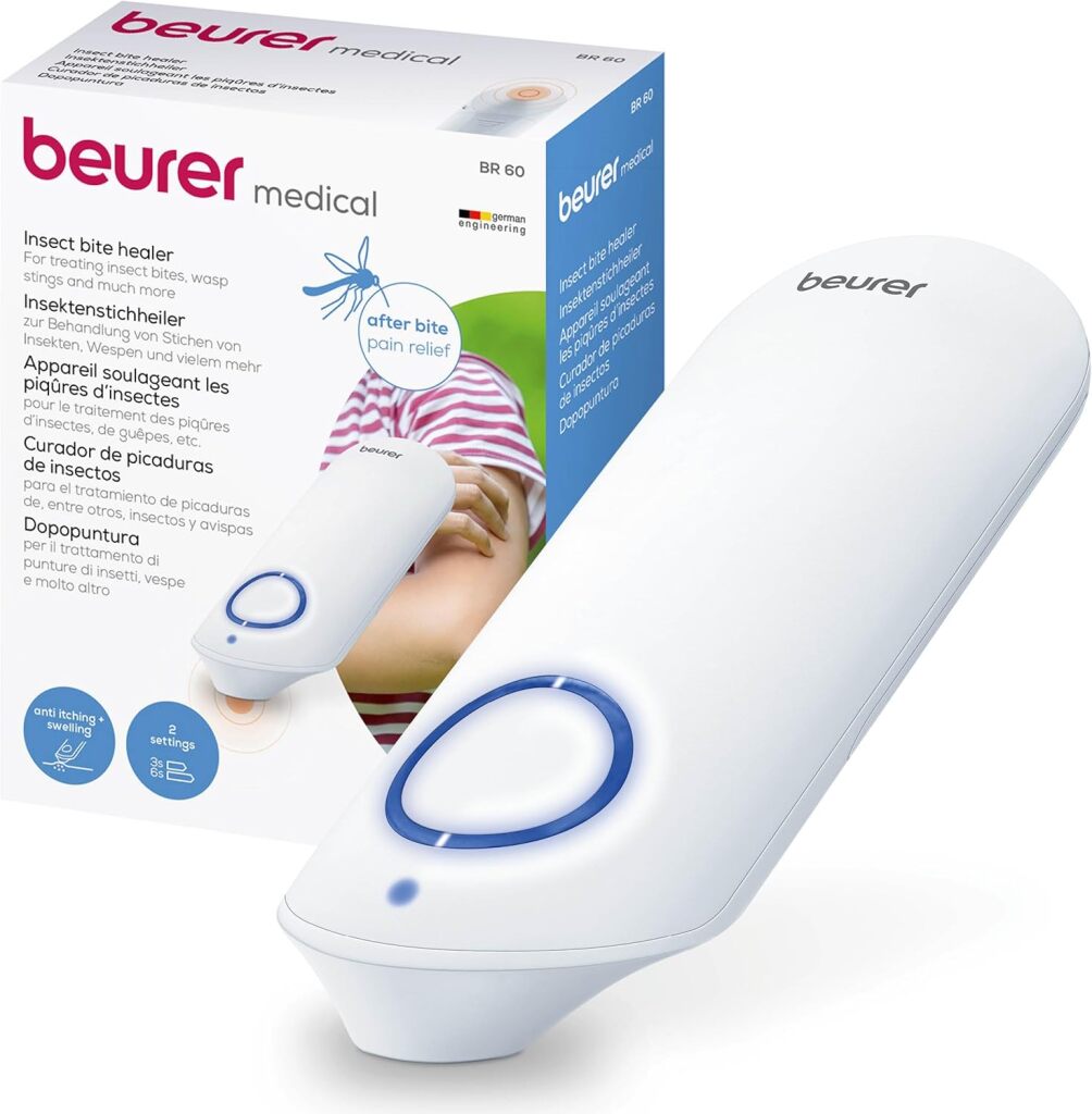 Beurer BR 60 Itching Device for Insect Bites and Bites Treatment Pen Reduces Itching and Swelling Anti Mosquito Chemical Free – Artia13 est rémunéré par notre partenaire Amazon