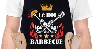 Halinuia Tablier Barbecue Homme, Tablier de Cuisine pour Homme, Réglable Étanche Noir Tablier BBQ personnalisé pour Barbecue Fête, Fête des Pères, Anniversaire, Noël – Artia13 est rémunéré par notre partenaire Amazon